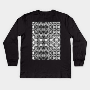 Tiled geometric pattern Kids Long Sleeve T-Shirt